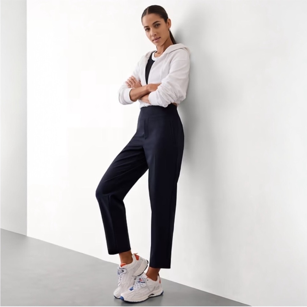 Athleta Endless High Rise Pant Navy Blue Women’s size 12 - Picture 3 of 8